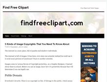 Tablet Screenshot of findfreeclipart.com